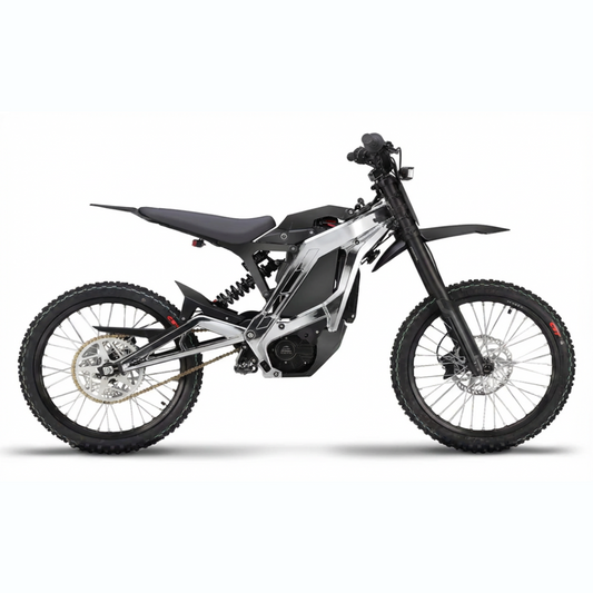 E-Ride Pro solid color frame wrap by Summit MX — Chrome