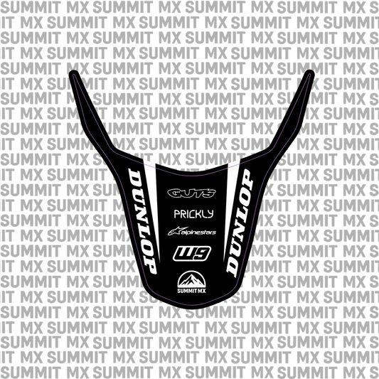 Surron Light Bee X rear fender decal by Summit MX — Outline style