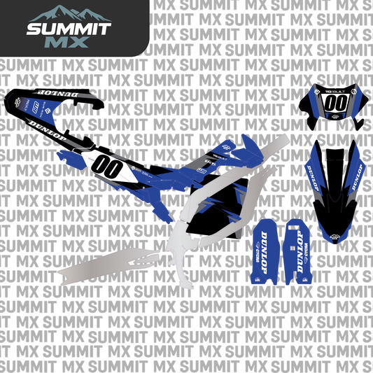 Surron Ultra Bee moto inspired graphics kit by Summit MX — layout