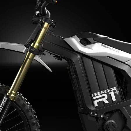 ReRode R1+ e-moto — cockpit handlebar and throttle controls