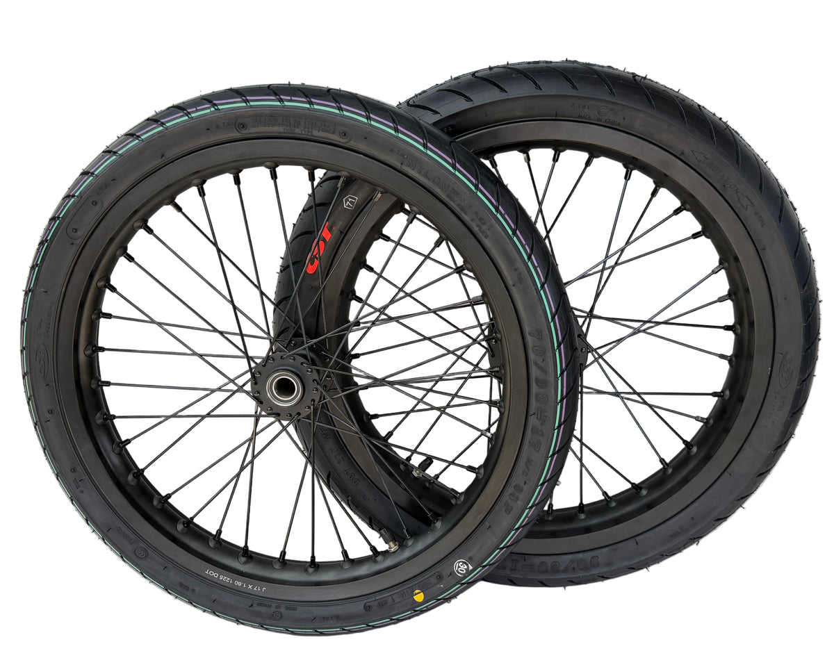Talaria XXX CST Supermoto Wheel Set — front and rear wheels | ThrottleCo