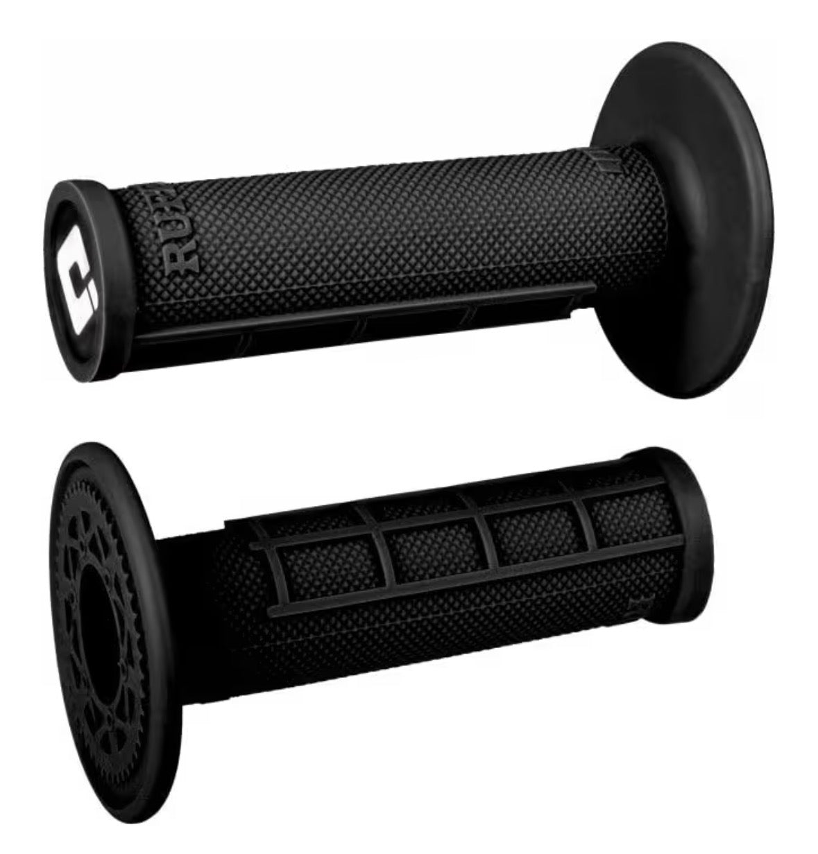 ODI Half Waffle grips for e-moto — grip pattern and waffle texture detail