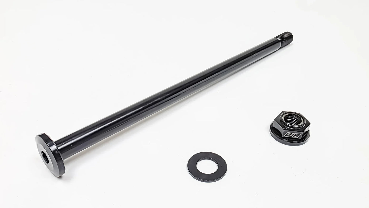 Warp 9 E-Ride Pro 10mm cryo 12.9 steel swingarm bolt — cryogenic hardened pivot hardware