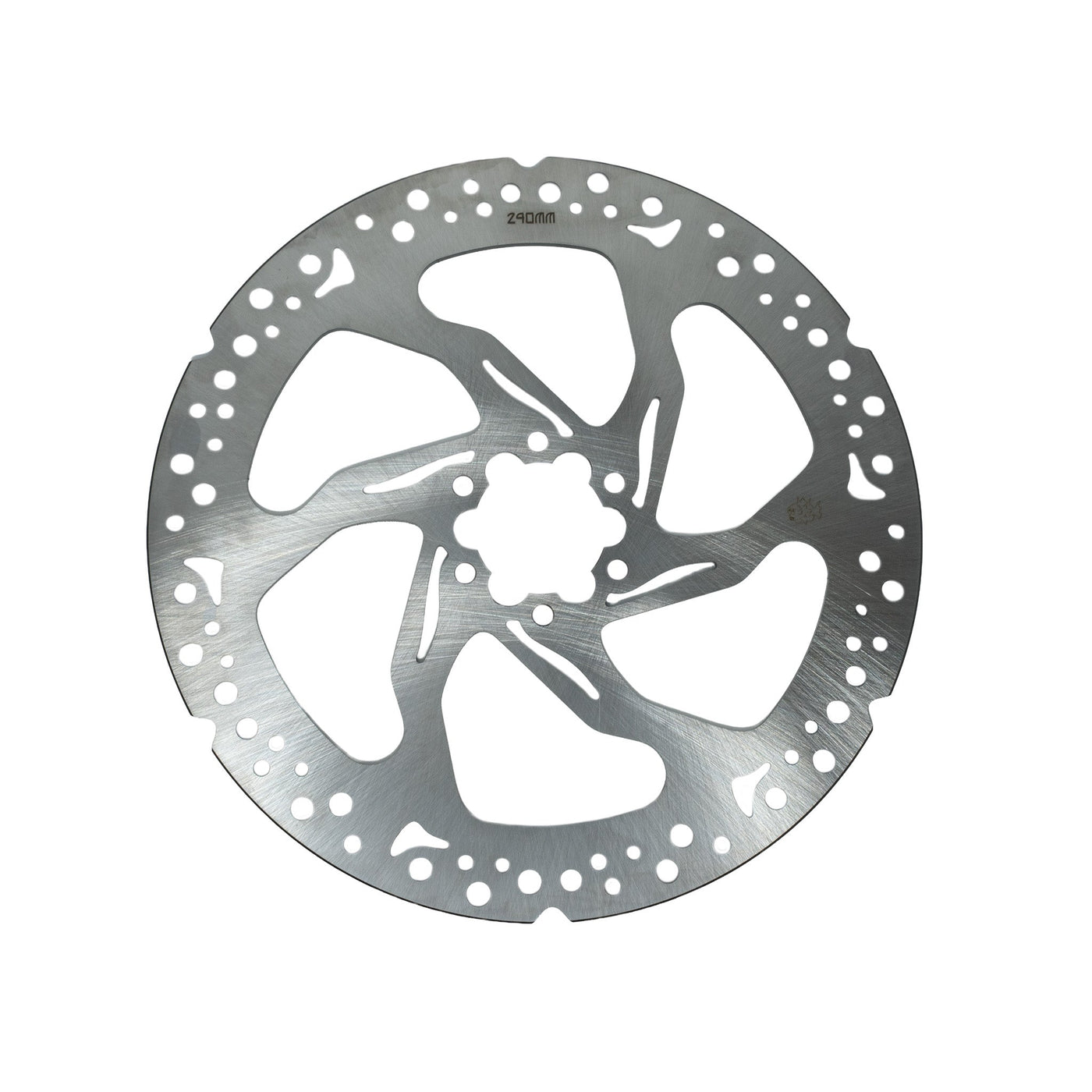 Prickly 240mm floating rotor for Surron and Talaria — rotor face detail