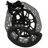 Prickly Disc Guard Fin for Surron — 250mm black anodized