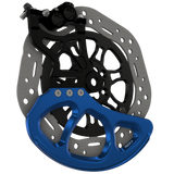 Prickly Disc Guard Fin for Surron — 250mm blue anodized