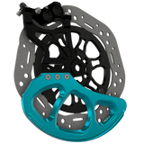 Prickly Disc Guard Fin for Surron — 250mm turquoise anodized