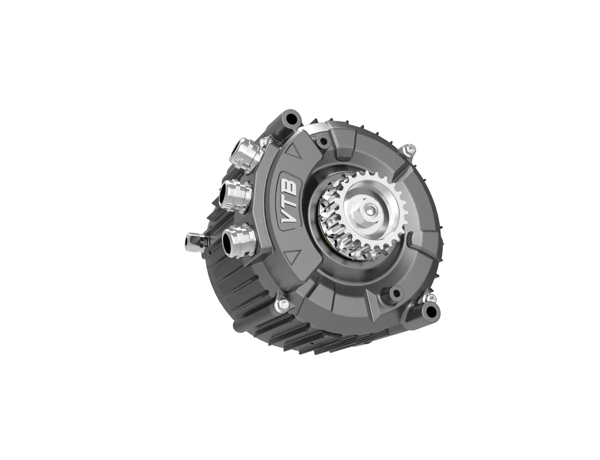 Ventus Ryuga 81kW motor for Surron Ultra Bee — installed configuration view