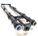 Warp 9 FastAce Suspension Bundle for Surron and Talaria — fork leg close-up