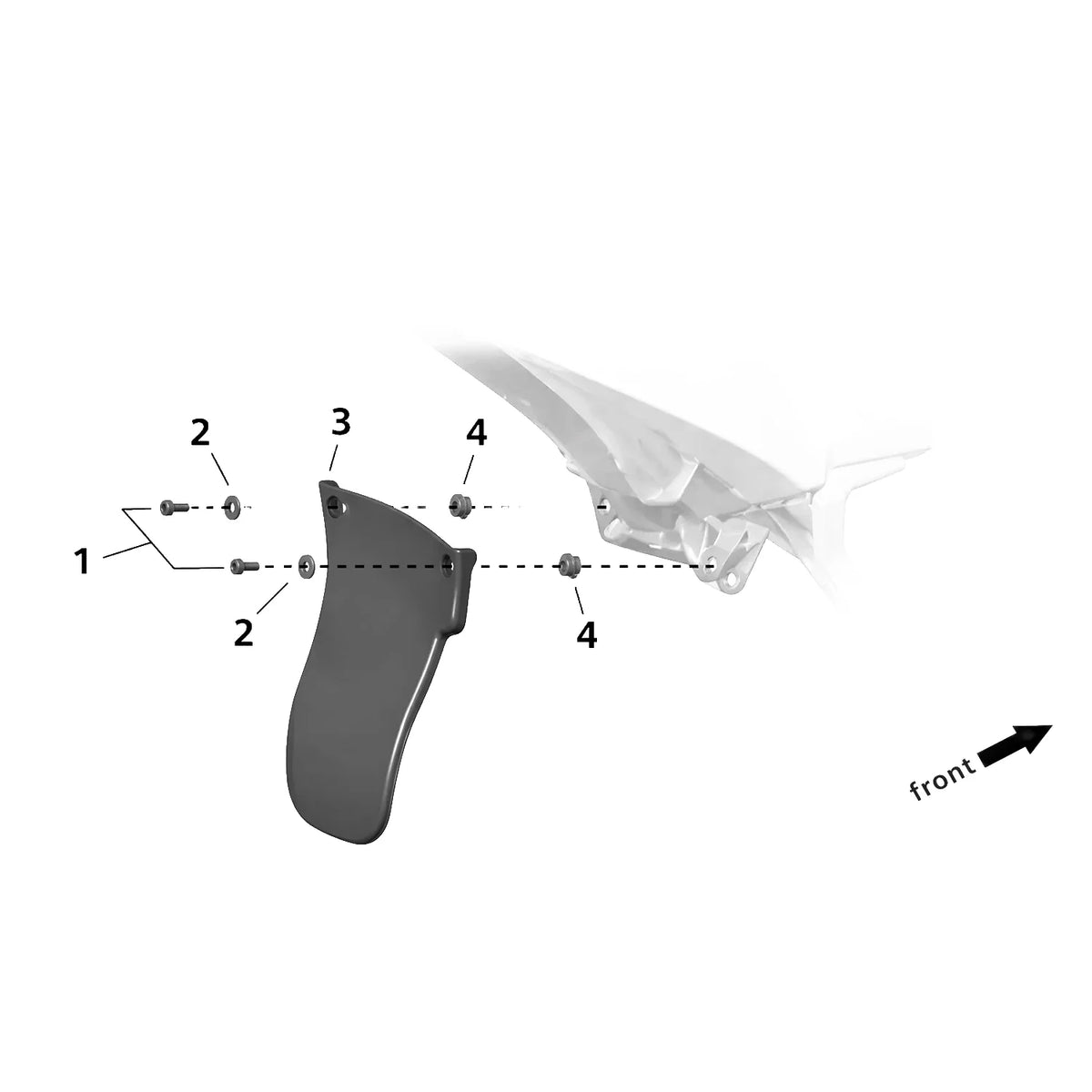 Surron Ultra Bee – Rear Mud Flap | OEM