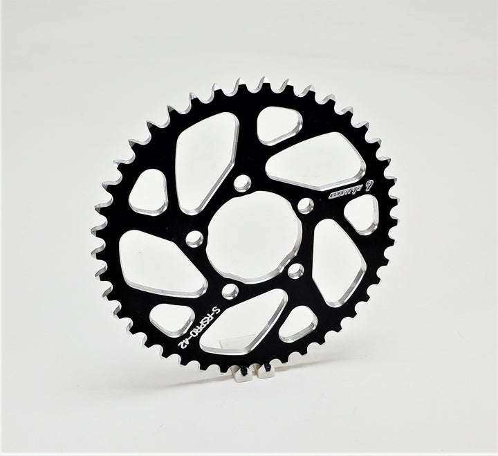 E-moto rear sprocket for Surron and Talaria — 42 tooth hardened steel