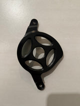 Metal motor cover V2 for Talaria XXX — installed on belt drive