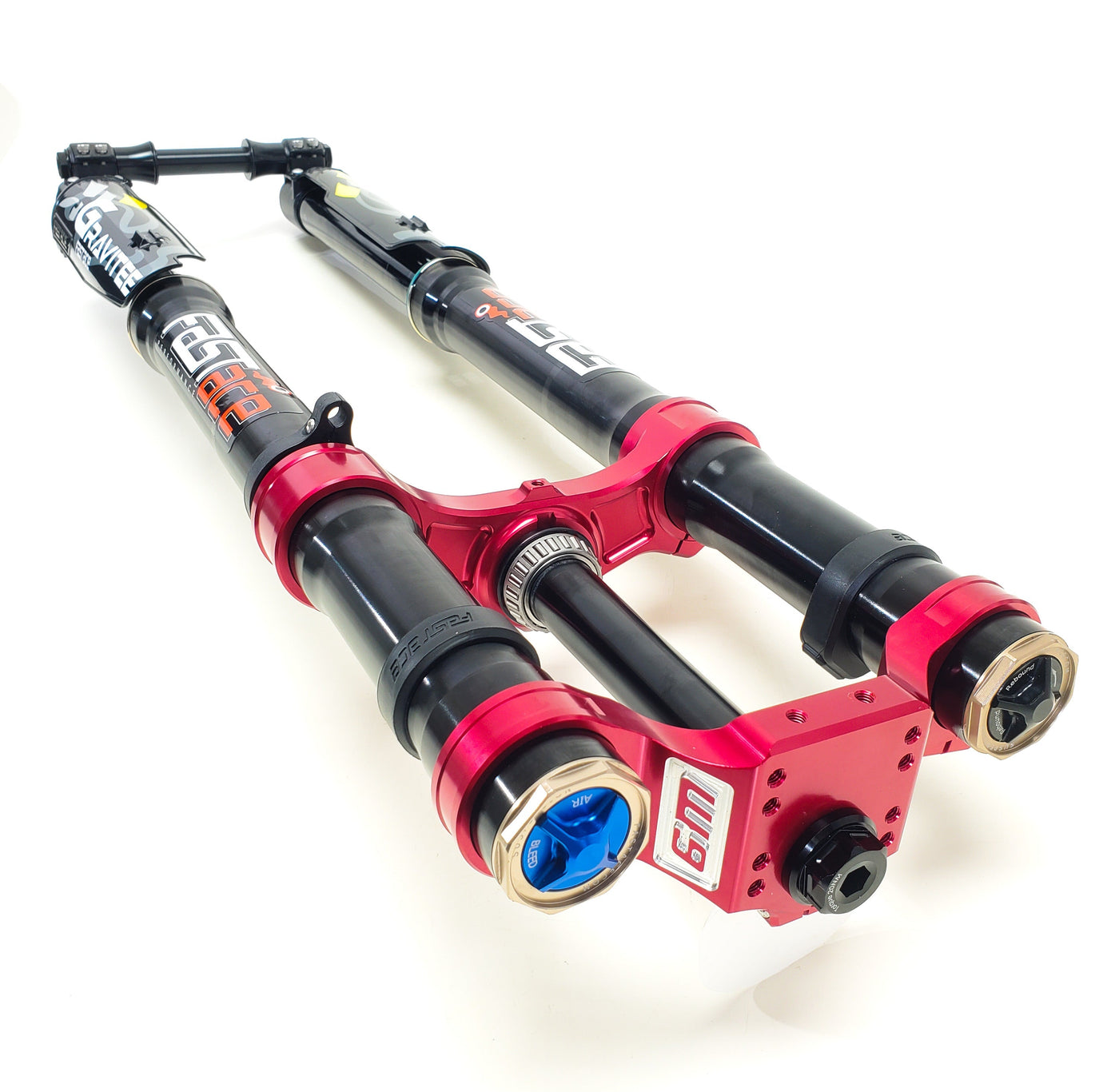 Warp 9 FastAce Suspension Bundle for Surron and Talaria — installed on bike