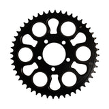 Prickly 48T rear sprocket for Surron LBX — installed on rear wheel