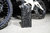 ShadowSlate black camo wrap for Surron Light Bee X — textured panel detail