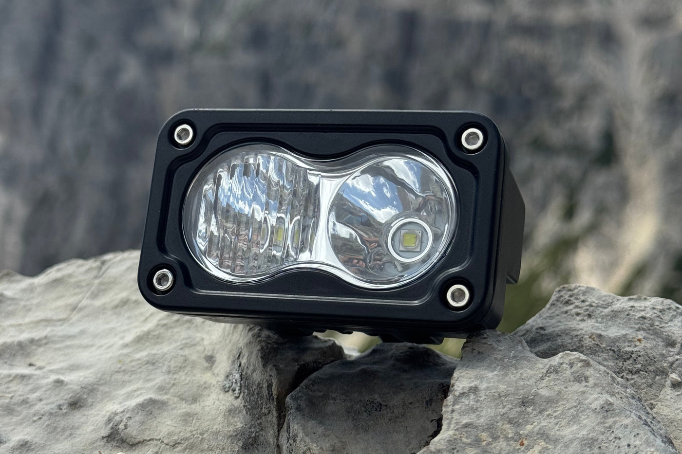 Baja V2 rechargeable light for Surron and Talaria — kit contents