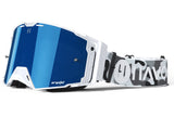 Arctic Camo Helios offroad goggle by Havoc for Surron and Talaria riders — magnetic quick-change lens