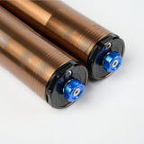 Pure Racing Komodo Forks for Sur-Ron Ultra Bee — titanium lower tube detail