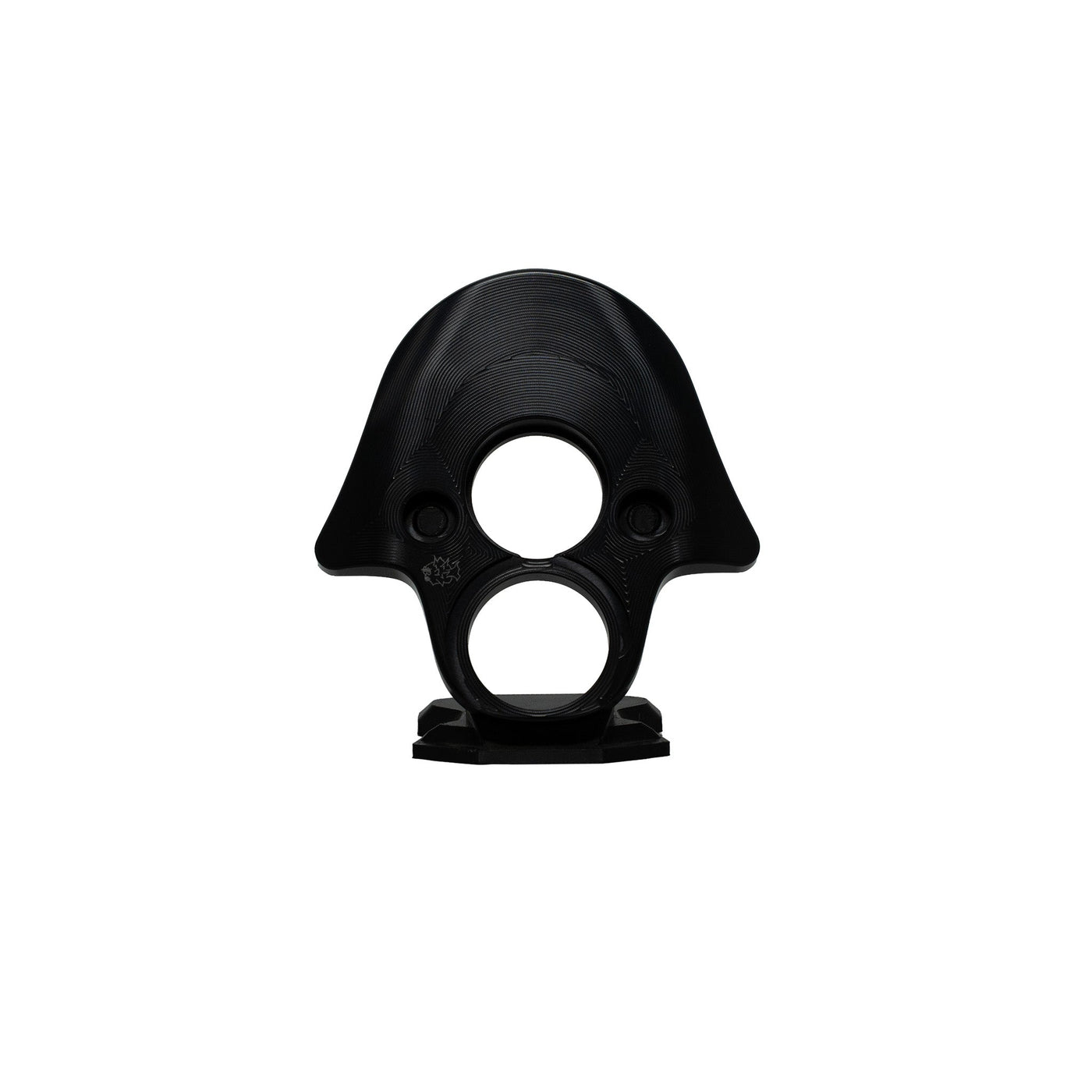 Prickly ignition switch cover for Surron Light Bee X — black anodized billet aluminum, clean OEM look