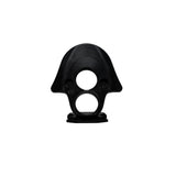 Prickly ignition switch cover for Surron Light Bee X — black anodized billet aluminum, clean OEM look