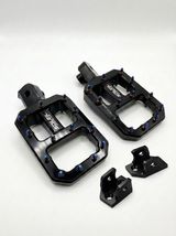 Upgraded CNC Pegs — Black , Chrome with Silver or Jet Blue Spikes