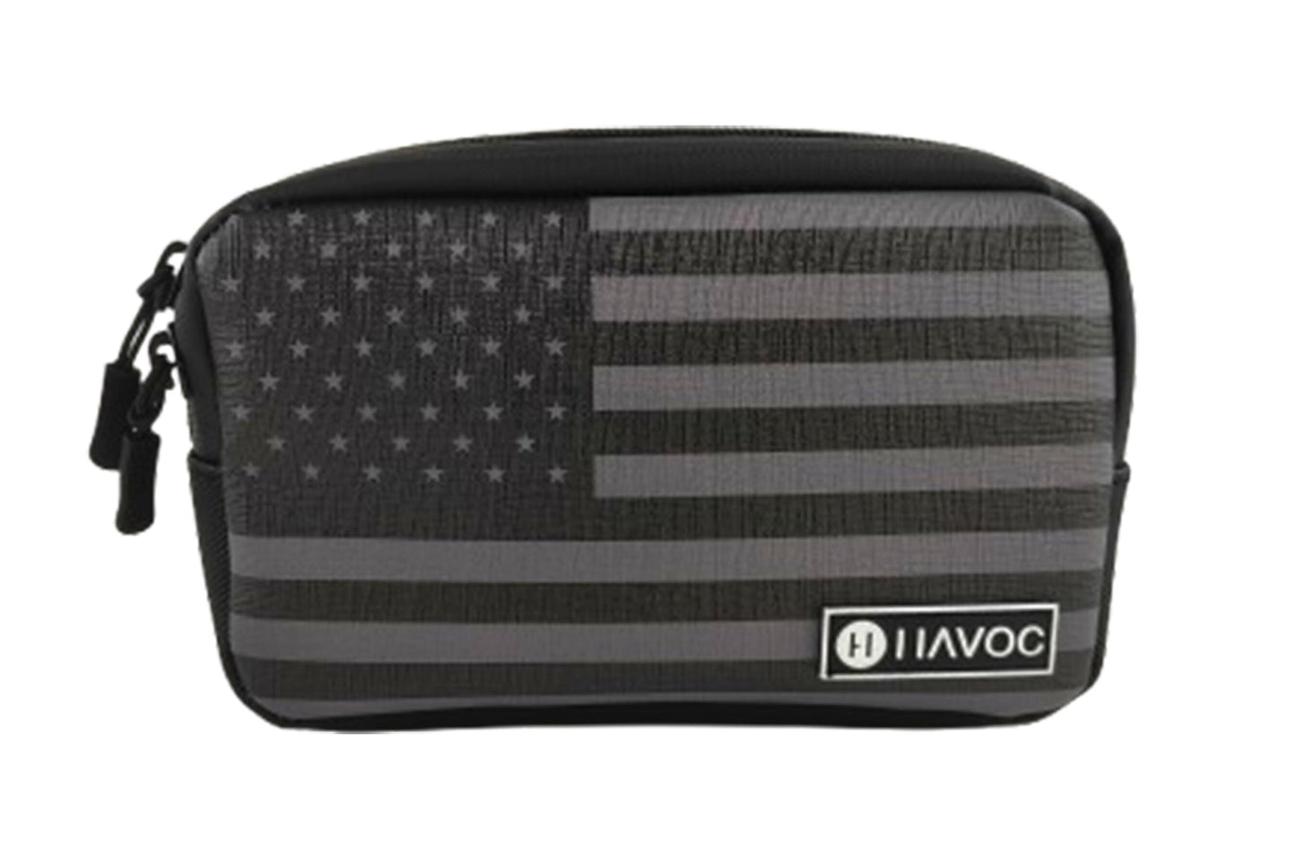 Havoc Bar Sack black flag colorway — mounted on Surron Light Bee X handlebar
