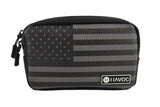 Havoc Bar Sack black flag colorway — mounted on Surron Light Bee X handlebar