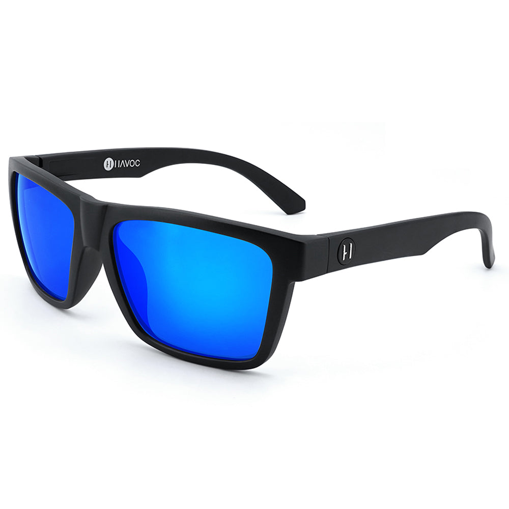 Havoc Atlas XL Sunglasses blue colorway — wide-frame z87.1+ impact-rated e-moto eyewear