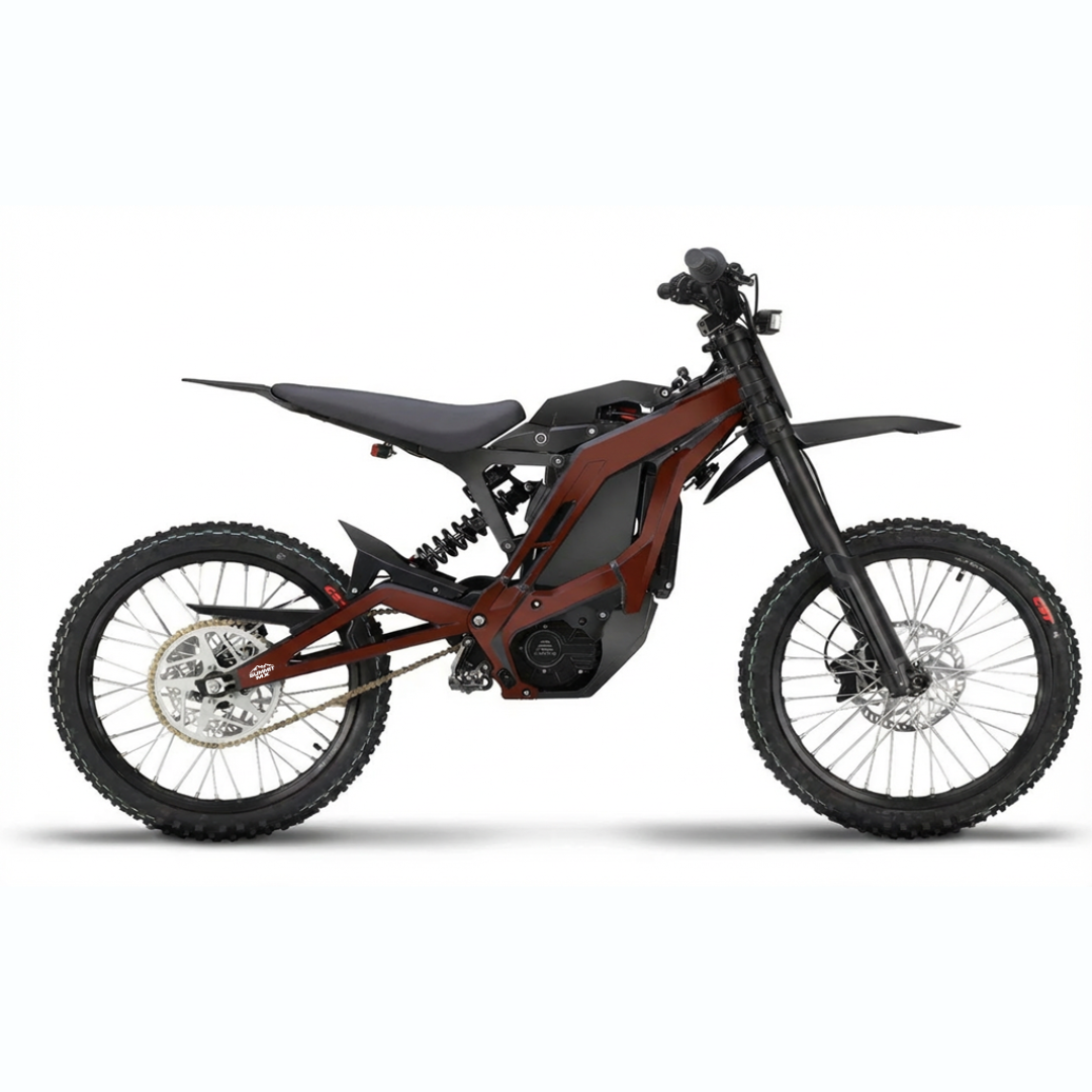 E-Ride Pro solid color frame wrap by Summit MX — Burgundy