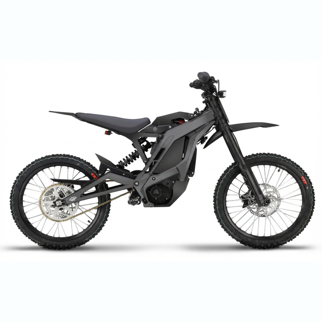 E-Ride Pro solid color frame wrap by Summit MX — Charcoal