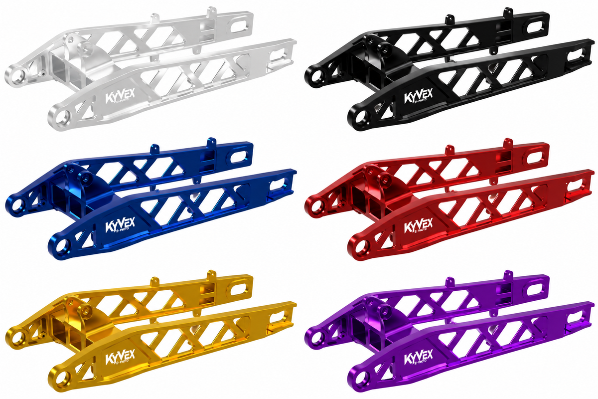 KyVex Billet Swingarm for Surron Ultra Bee — rendered product view