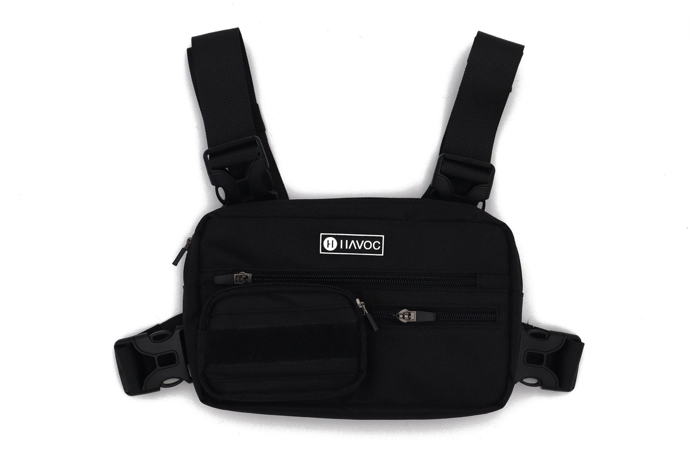 Havoc Chest Bag for Surron and Talaria riders — full pack view showing all colorways