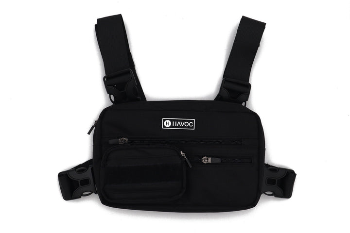 Havoc Chest Bag for Surron and Talaria riders — full pack view showing all colorways
