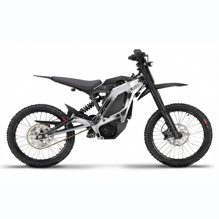 E-Ride Pro solid color frame wrap by Summit MX — Chrome