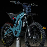 Surron E-Ride Pro side fender installed – showing fitment and coverage over frame rail
