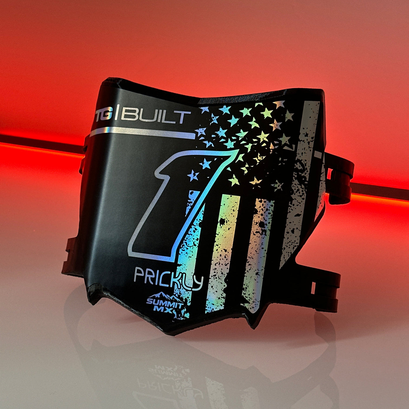 Stars & Stripes Decal for Motocutz Number Plate