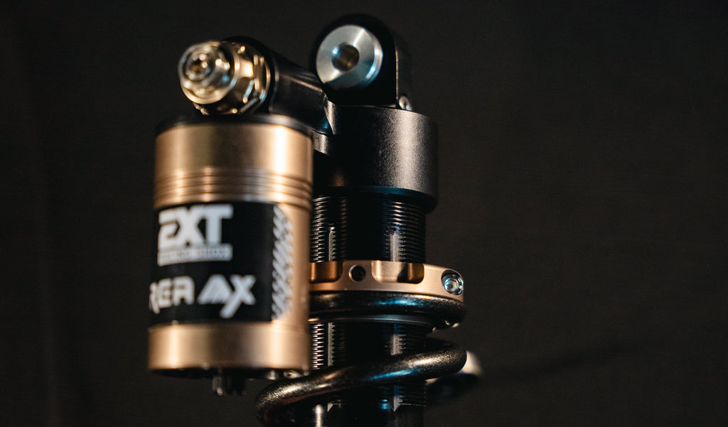 EXT REA MX rear shock — shaft and seal head detail