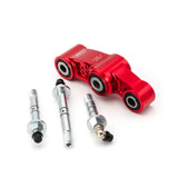 Warp 9 Ultra Bee rear linkage — installed on Surron Ultra Bee rear suspension