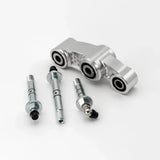 Warp 9 Ultra Bee rear linkage — pivot bolt and bearing detail