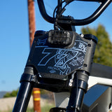Chrome Hearts Decal for Juiced Scrambler Number Plate