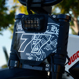 Chrome Hearts Decal for Juiced Scrambler Number Plate
