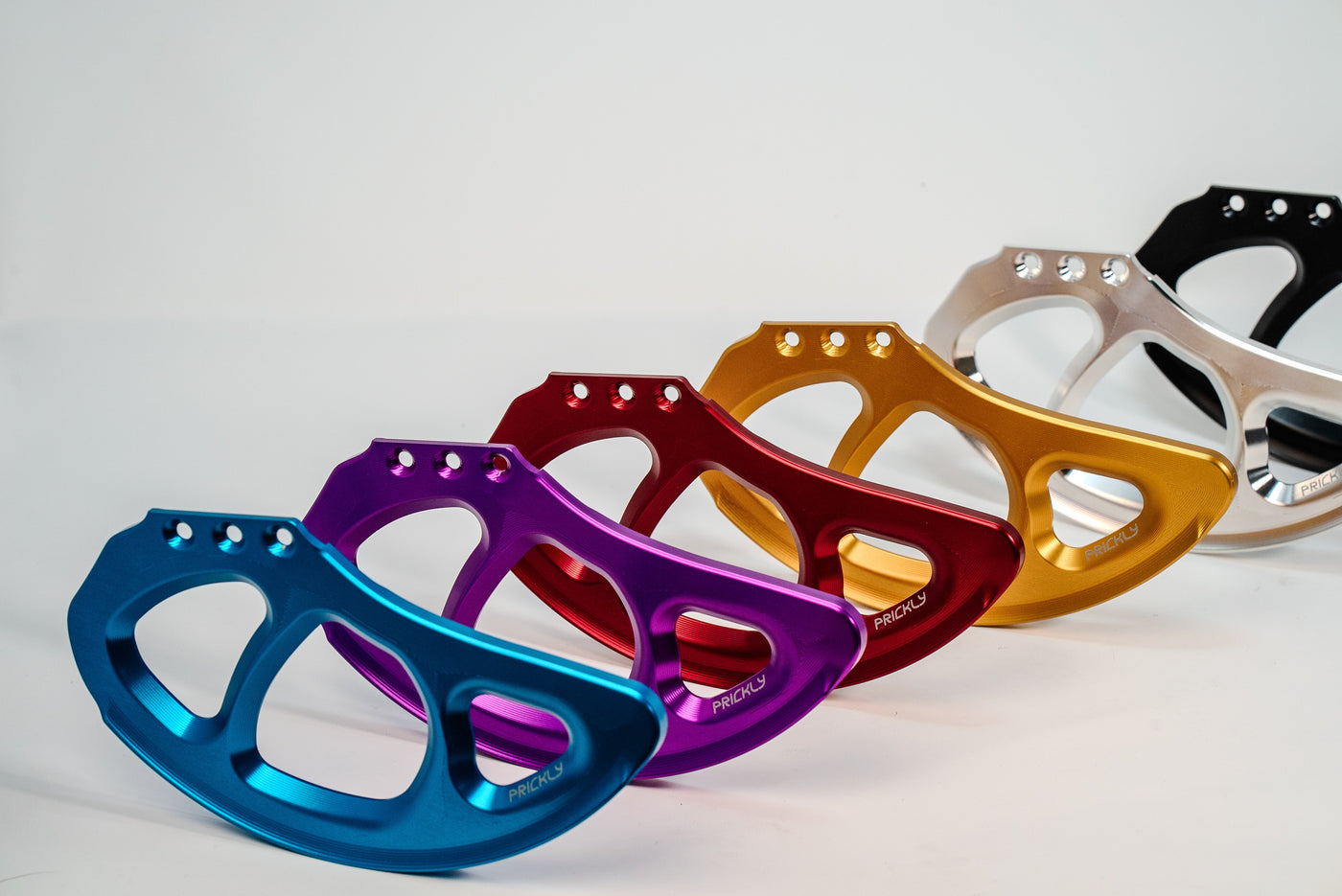 Prickly Disc Guard Fin for Surron and Talaria — anodized color option