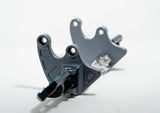 Footpeg Brackets for E-Ride Pro — billet brackets installed on bike