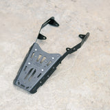 Warp 9 Ultra Bee Rear Rack for Surron — cargo carrier installed