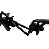 KyVex Billet Footpeg Bracket for E-Ride Pro SS 3.0/4.0 — installed side view