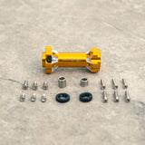 Warp 9 Jackshaft for Surron LBX — belt drive pulley configuration