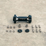 Warp 9 7075T6 Jackshaft for Surron Light Bee X — assembled with NSK ABEC-5 bearings installed