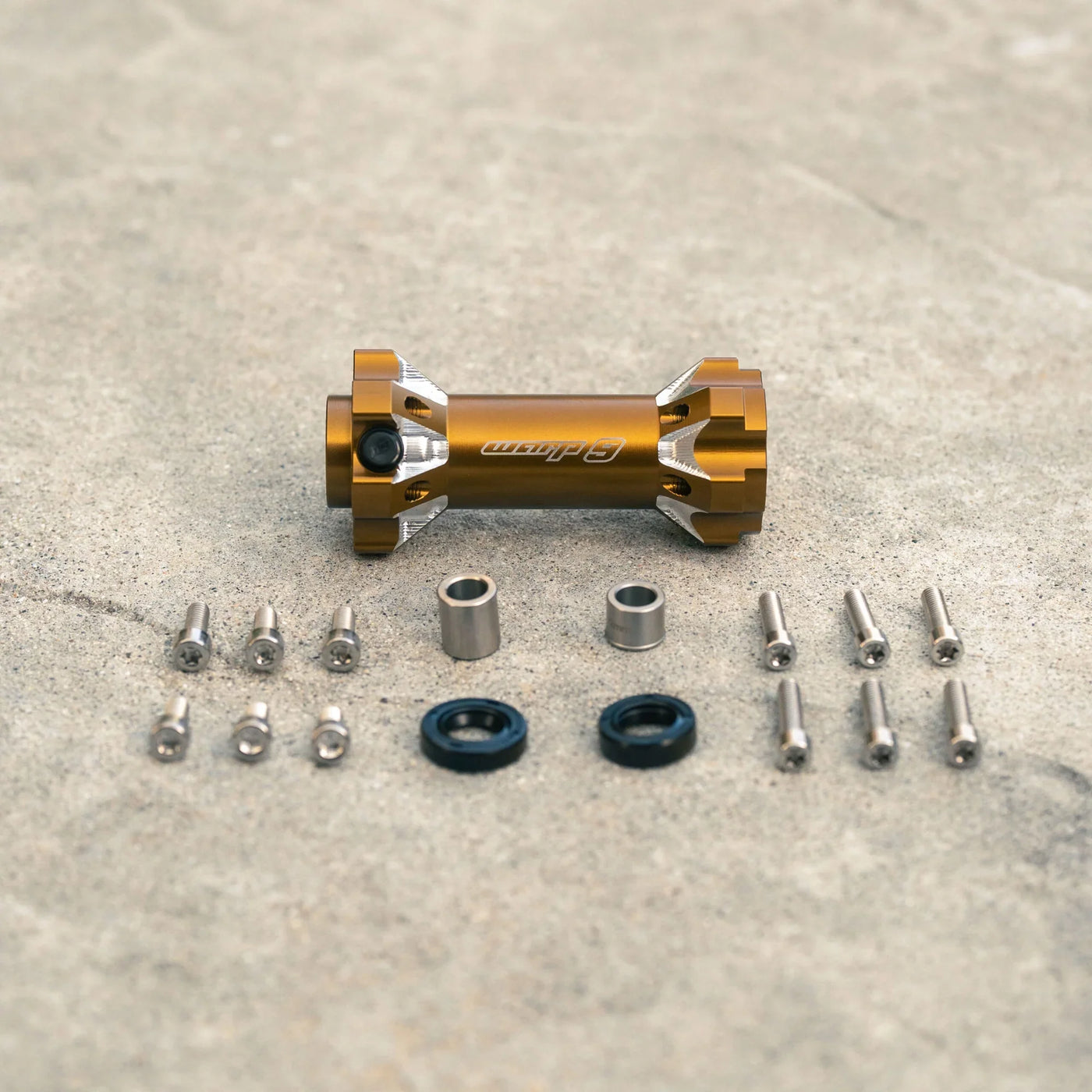 Warp 9 Jackshaft for Surron LBX — chain drive sprocket configuration