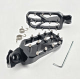 Warp 9 MX and enduro Elite foot pegs — forged aluminum platform