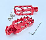 Warp 9 MX and enduro Elite foot pegs — anodized colorway